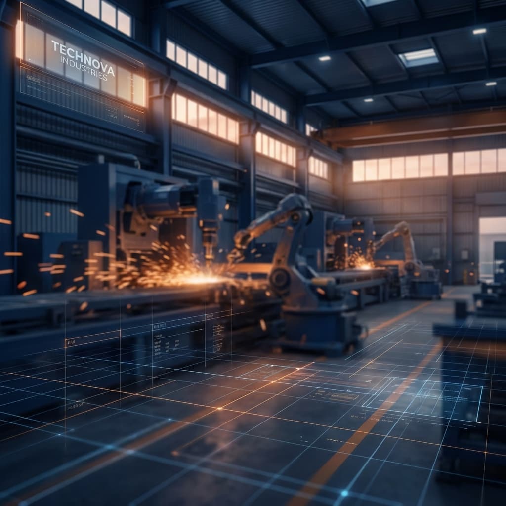 Premium Industrial Manufacturing Background